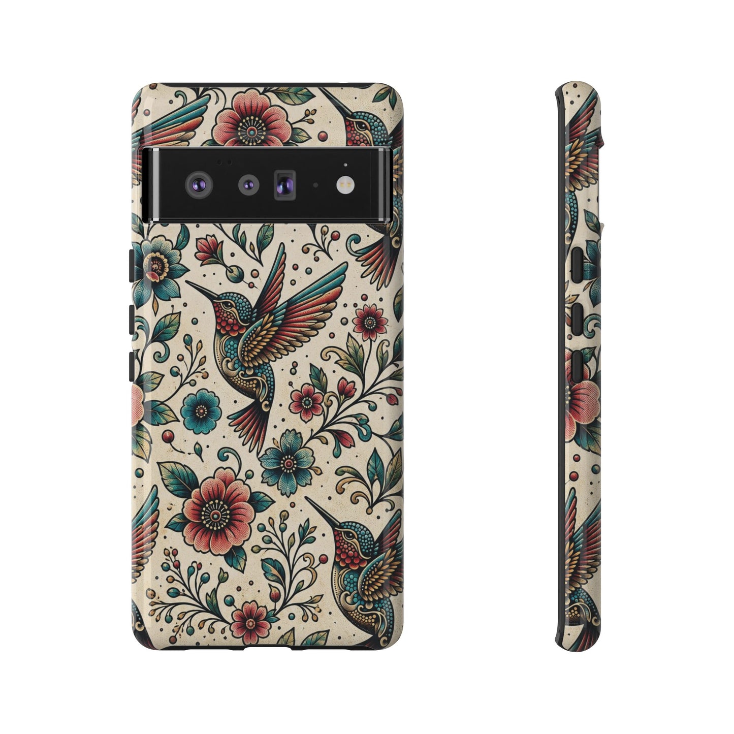 Retro Hummingbird Tough Case