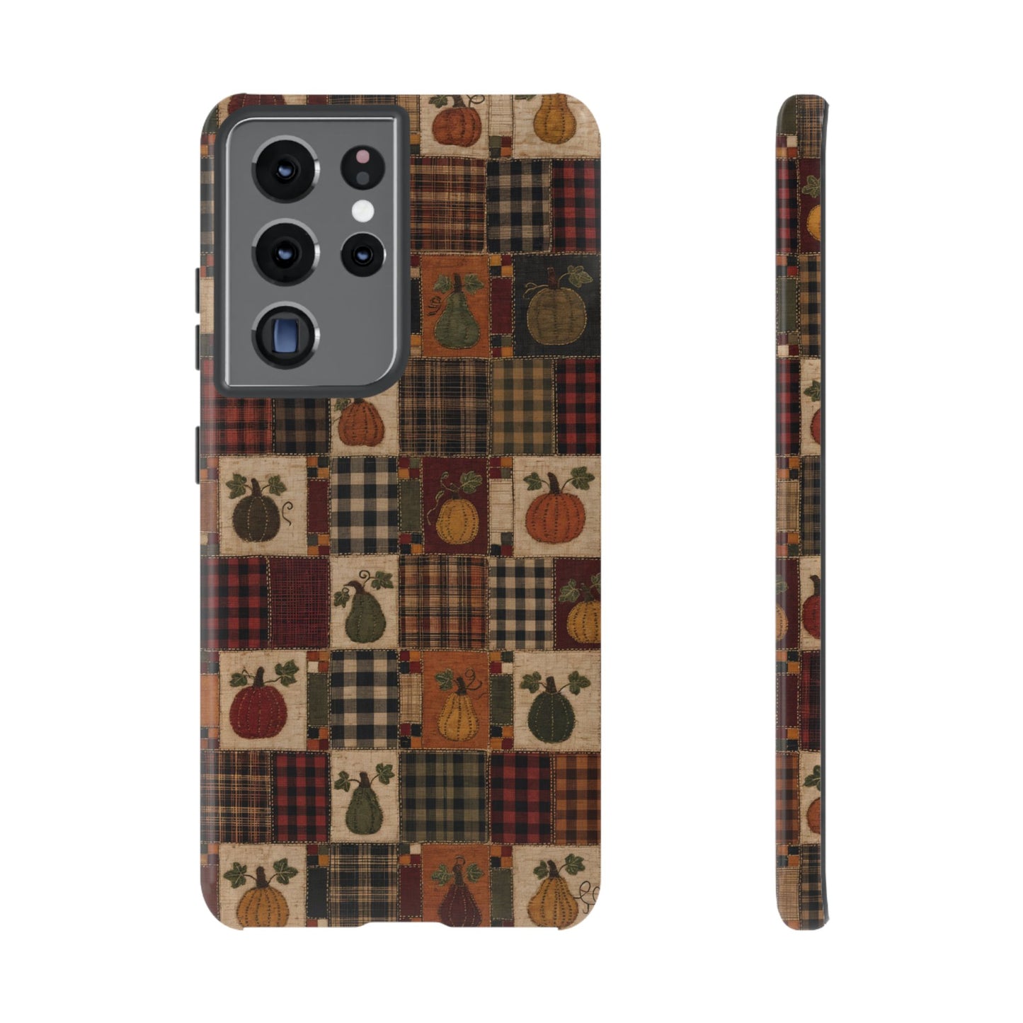 Plaid Pumpkin Tough Case