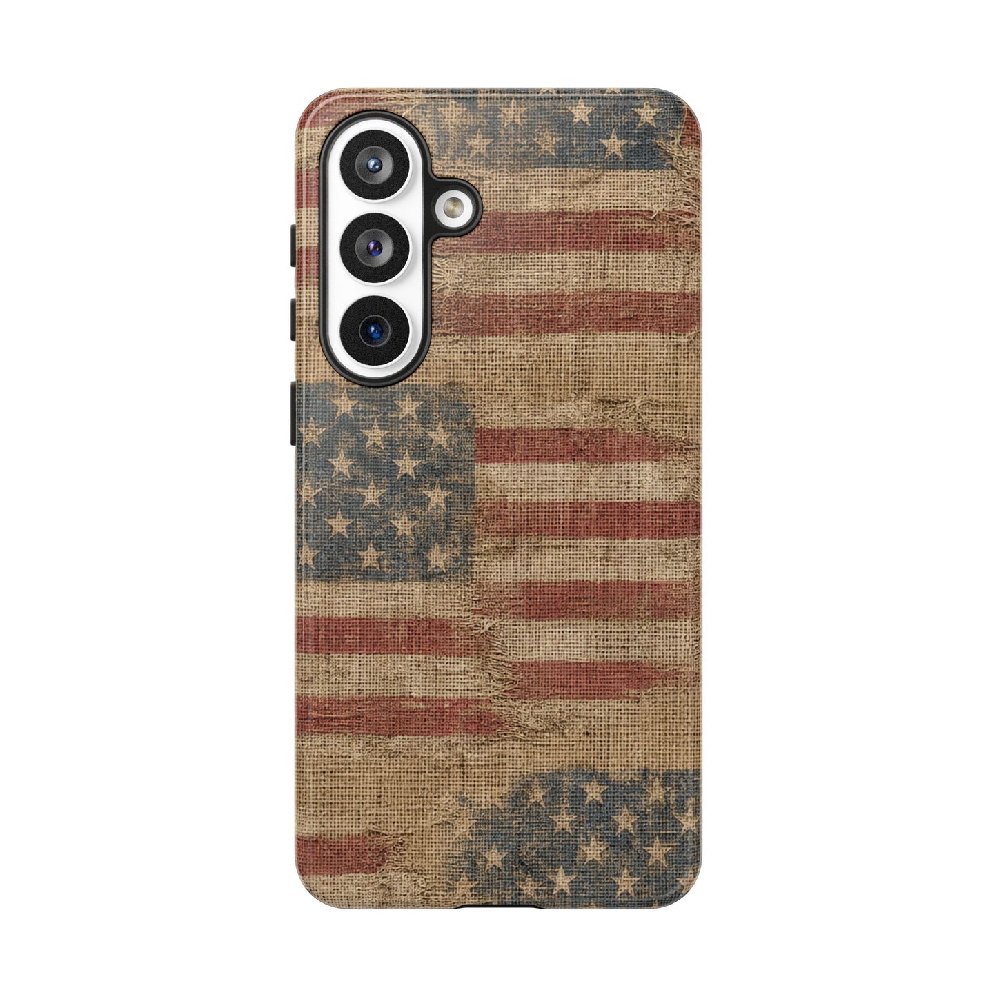 Burlap Flag Tough Case