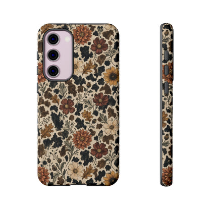 Autumn Cowhide Bloom Tough Case
