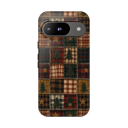 Christmas Rag Quilt Tough Case