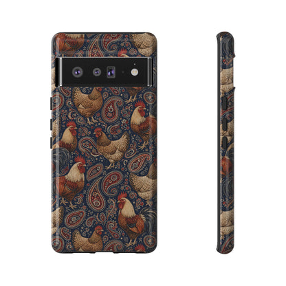 Patriotic Paisley Chickens Tough Case