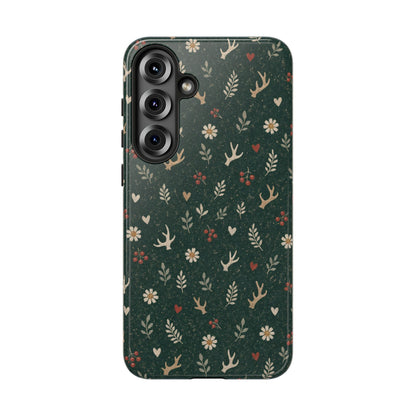 Antler Daisies Evergreen Tough Case
