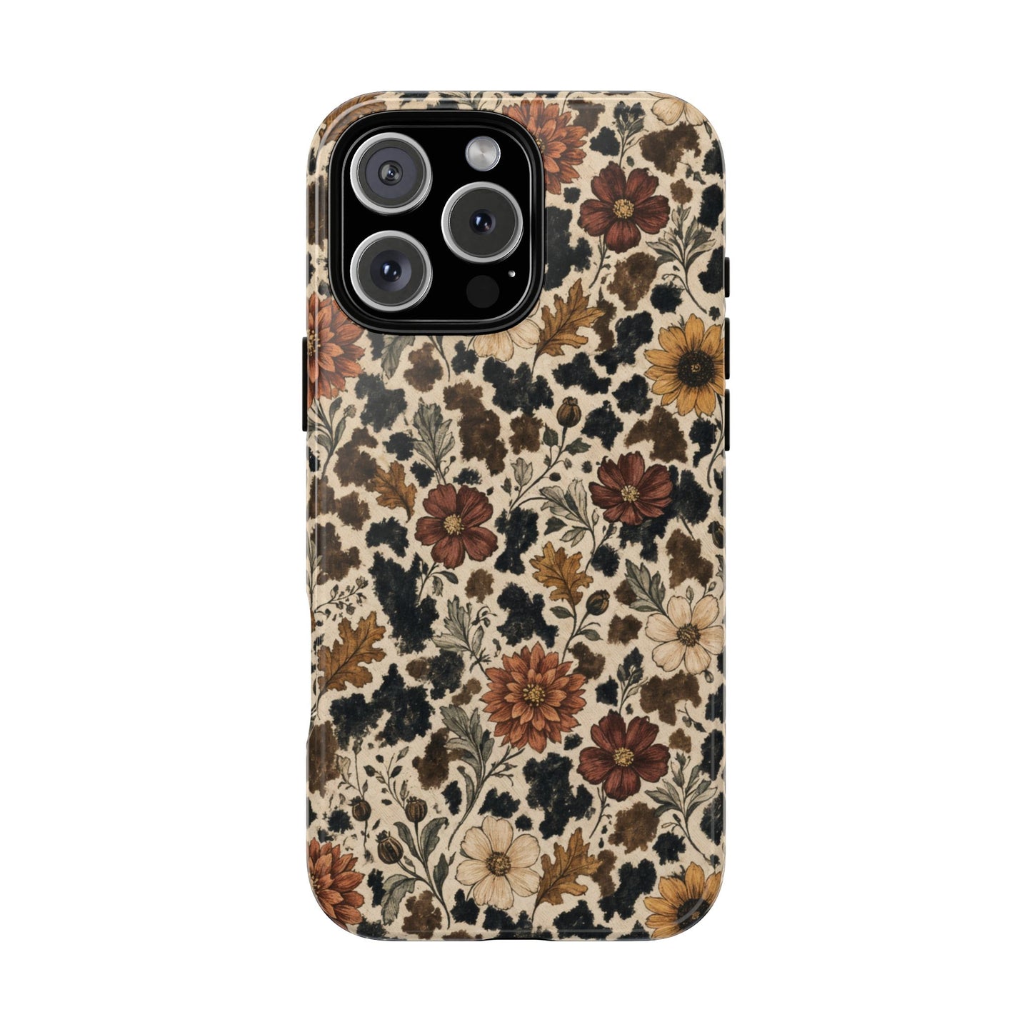Autumn Cowhide Bloom Tough Case