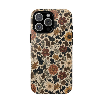 Autumn Cowhide Bloom Tough Case