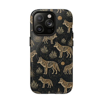 Moonlit Coyote Magnetic Case