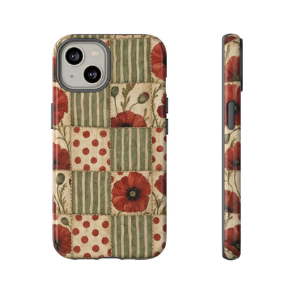 Poppy Patchwork Tough Case