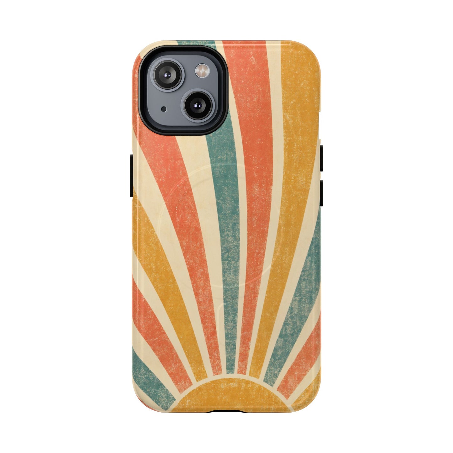 Retro Sun Rays Magnetic Case