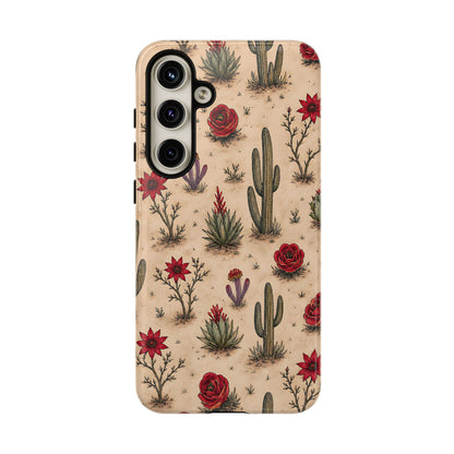 Red Bloom Desert Tough Case