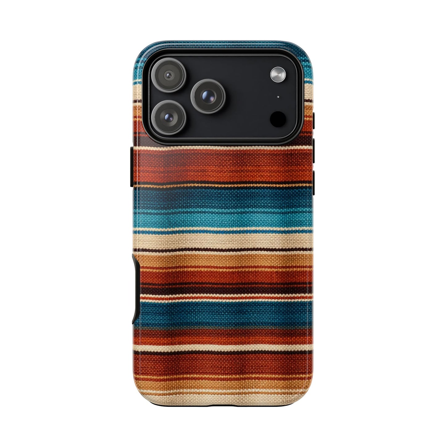 Turquoise + Orange Serape Tough Case