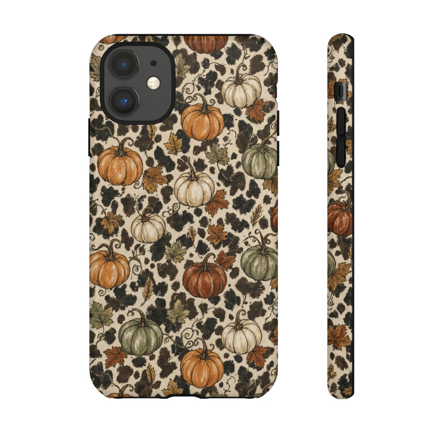 Cowhide Pumpkin Patch Tough Case
