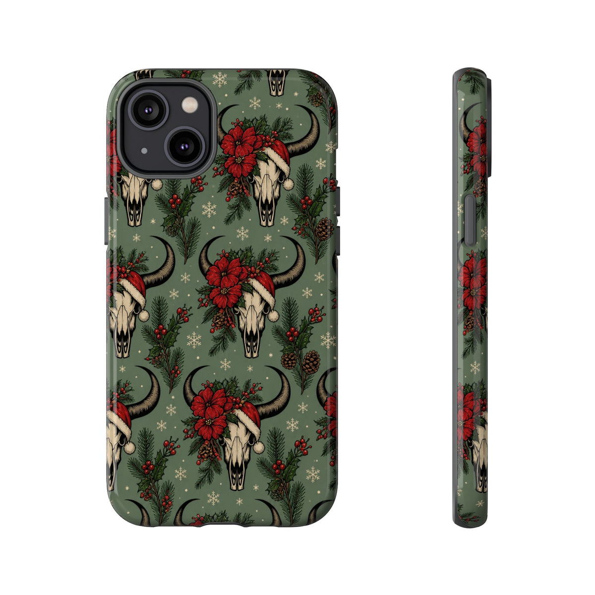 Santa Bull Skulls Tough Case