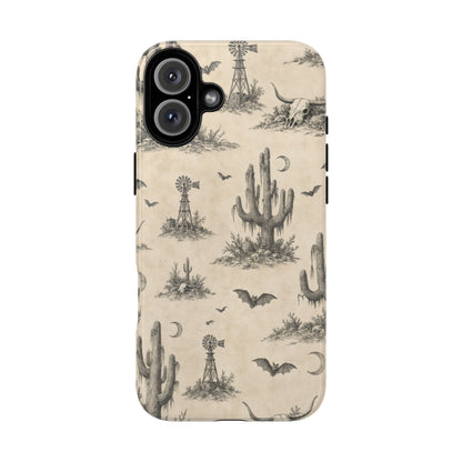 Spooky Desert Toile Tough Case
