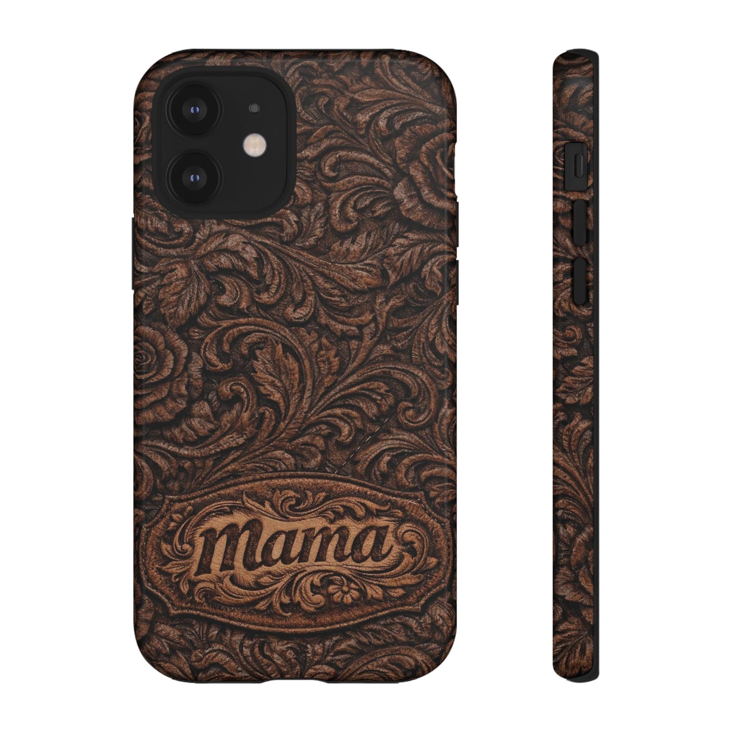 Carved Floral Mama Tough Case