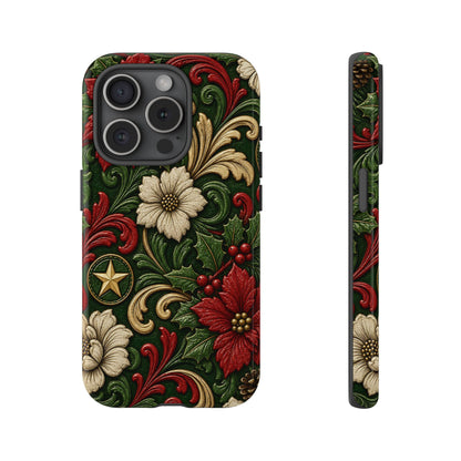 Tooled Christmas Stars Tough Case