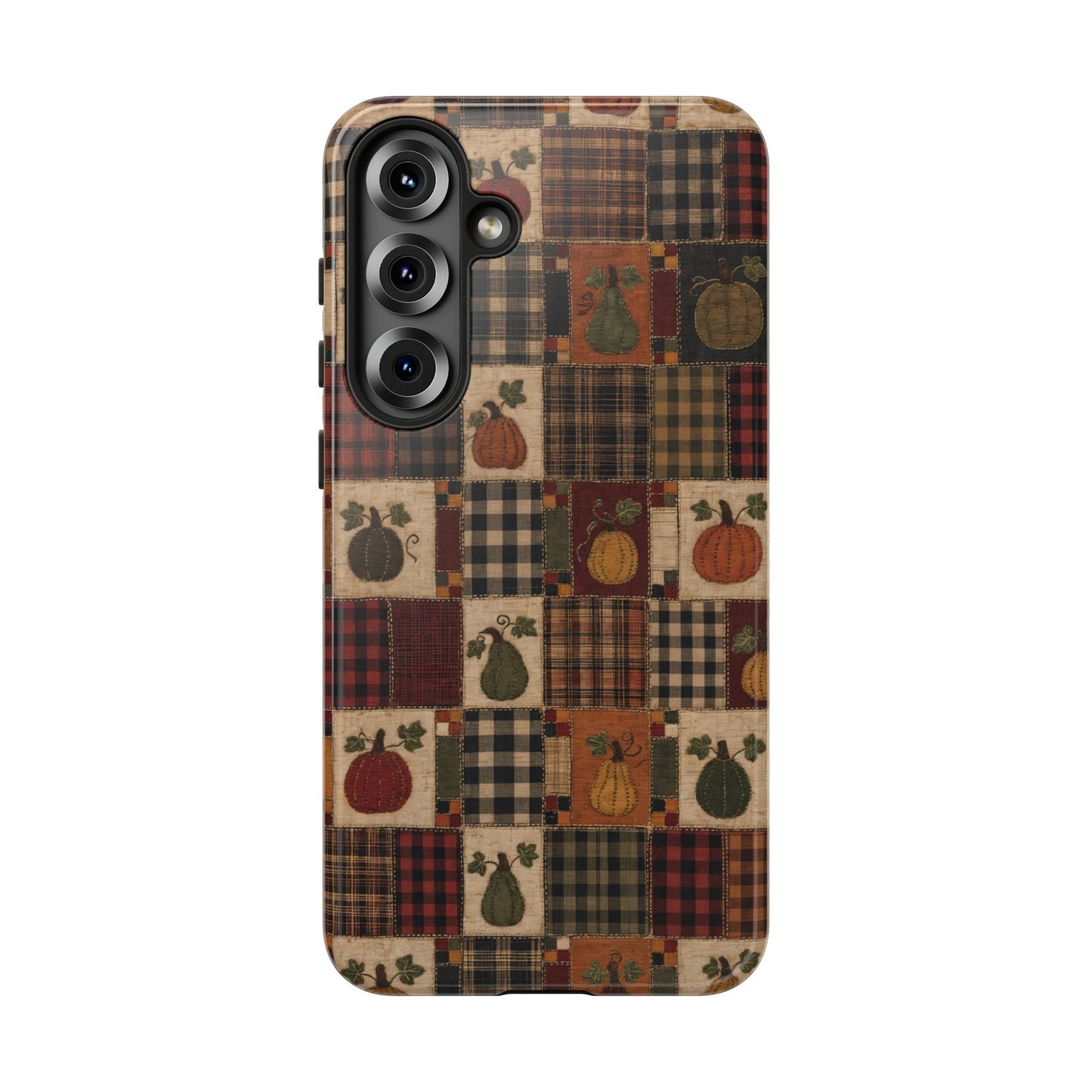 Plaid Pumpkin Tough Case