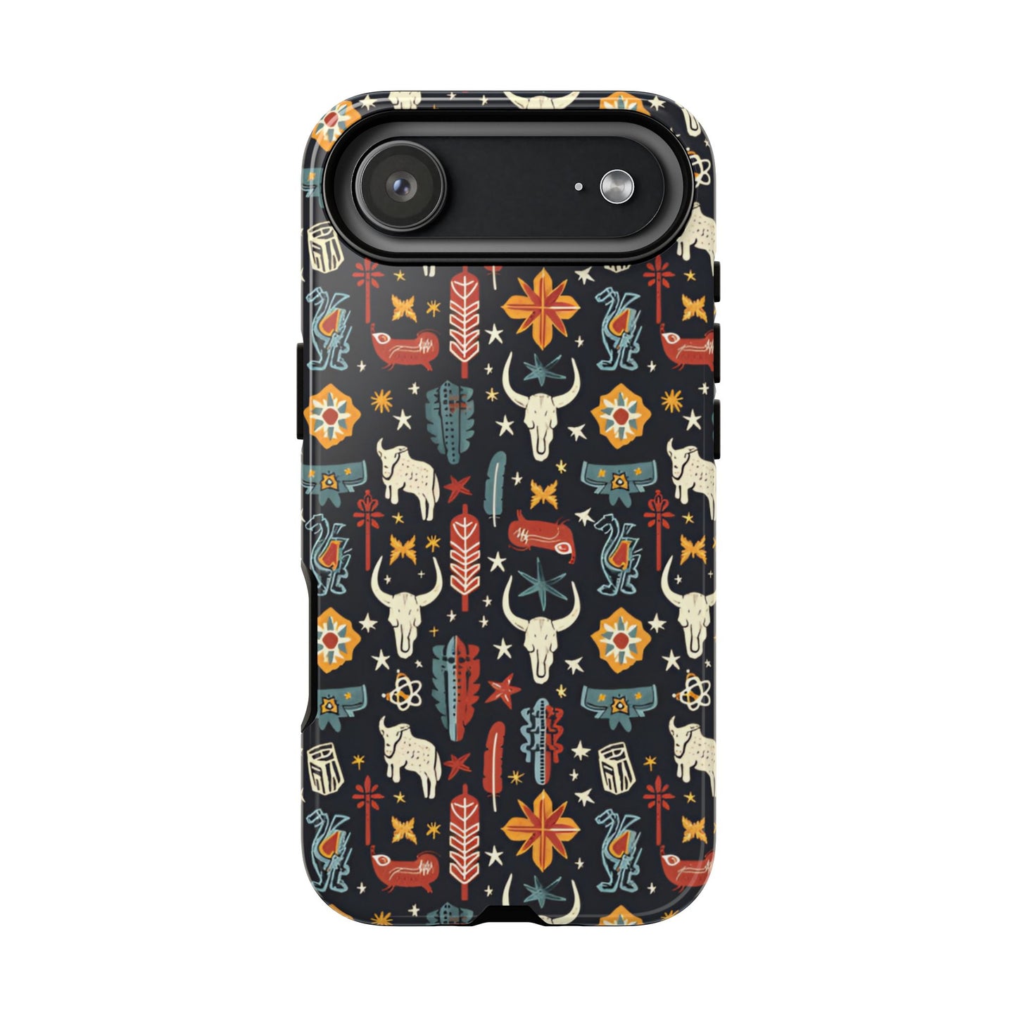 Colorful Western Tough Phone Case
