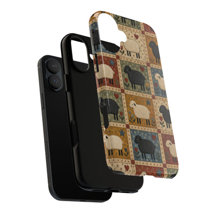 Sheep Quilt Tough Case