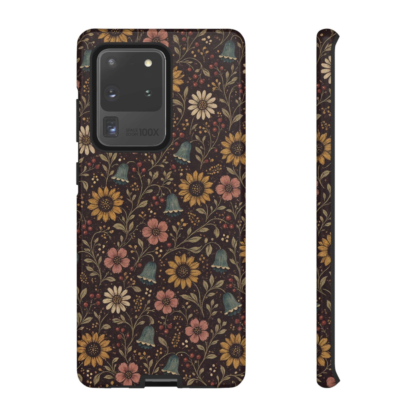 Plum Folk Floral Tough Case
