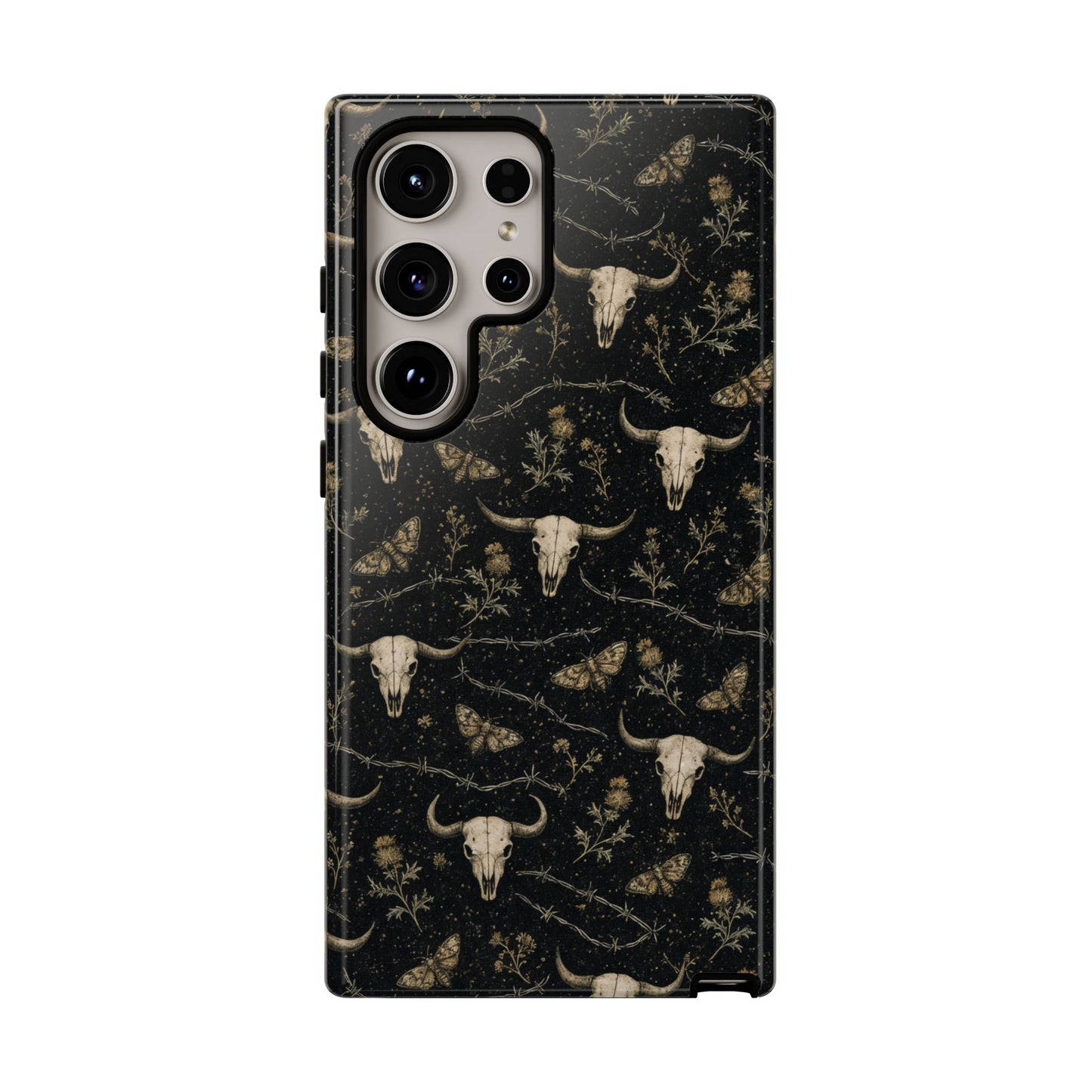 Bull Skull Barbwire Tough Case