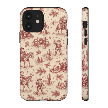 Cowboy Santa Toile Tough Case