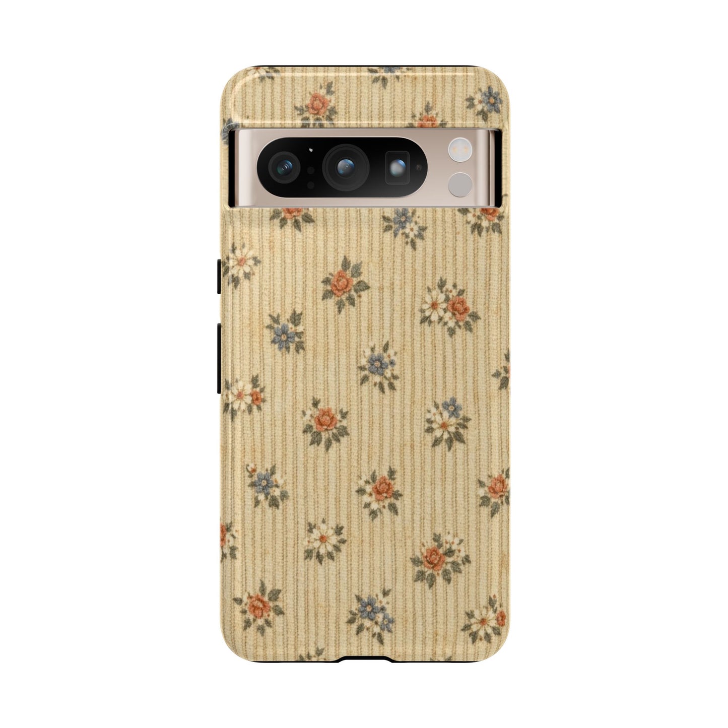 Striped Floral Tough Case