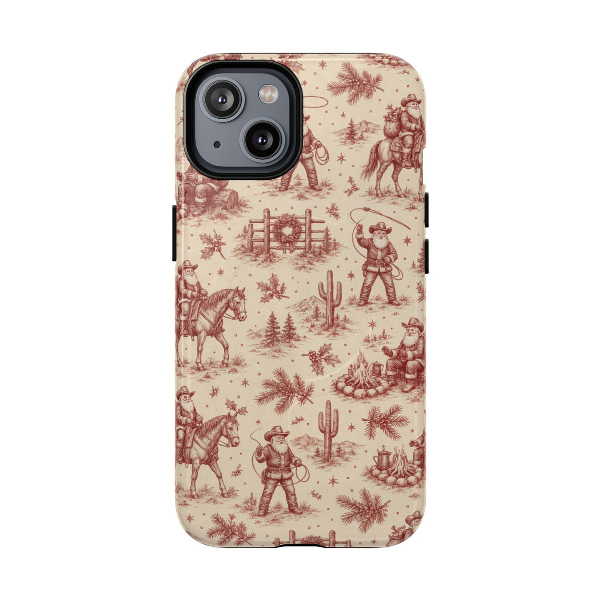 Cowboy Santa Toile Magnetic Case