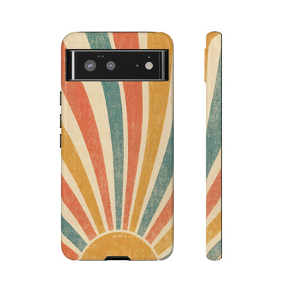 Retro Sun Rays Tough Case