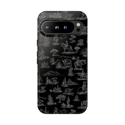 Midnight Toile Tough Case