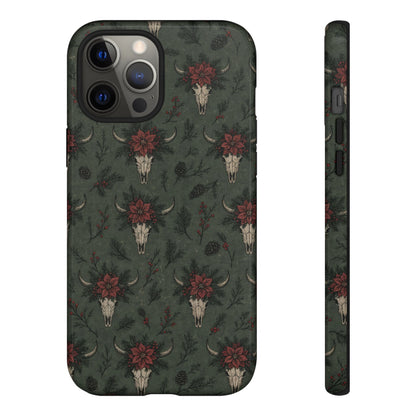 Inked Christmas Skull Tough Case