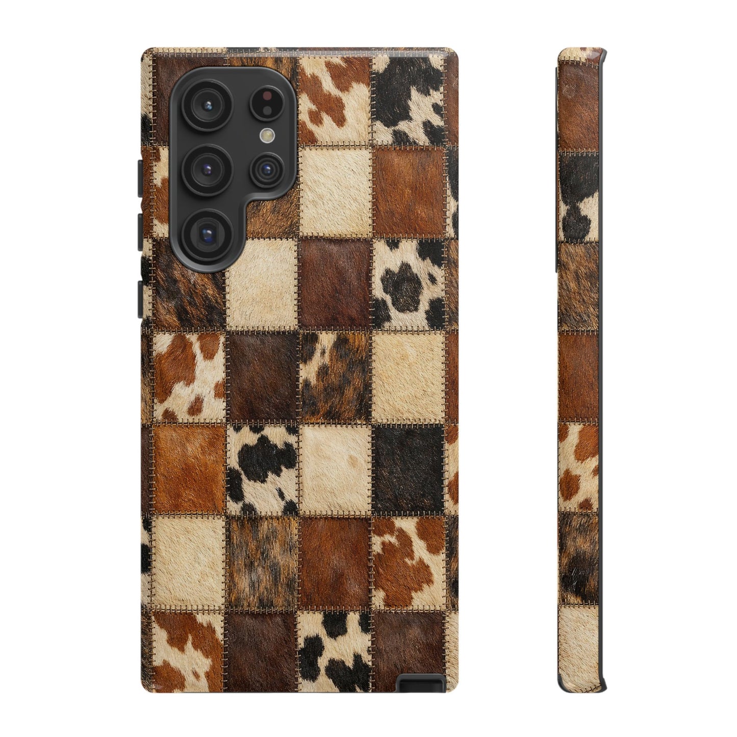 Cowhide Quilt Tough Case