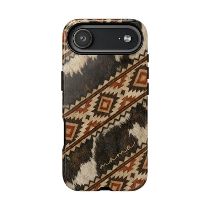 Cowhide Aztec Mama Tough Case