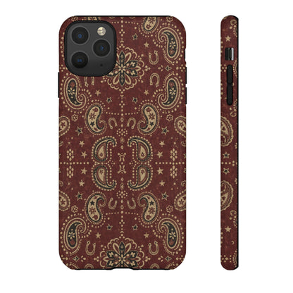 Burgundy Bandana Tough Case