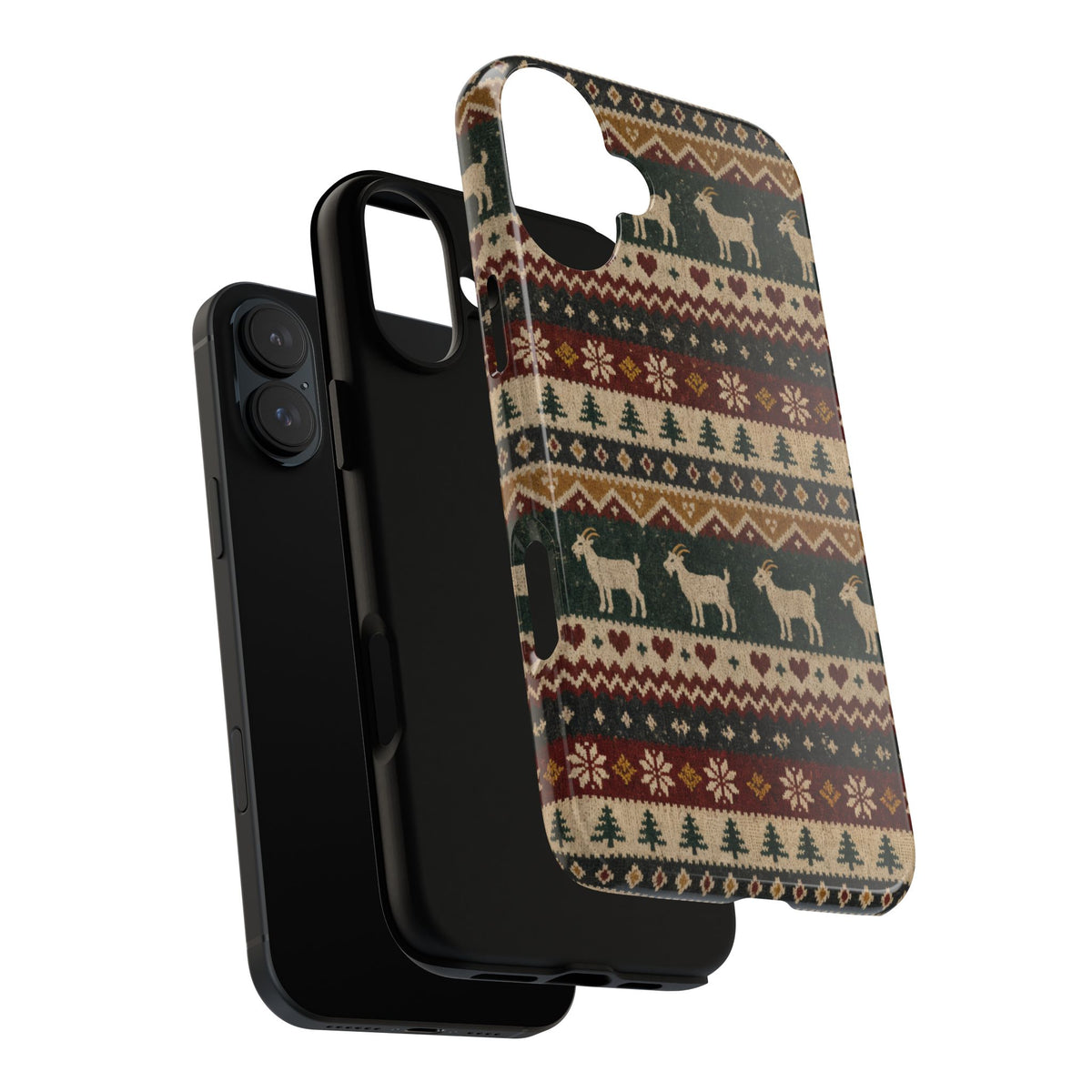 Fair Isle Goats Tough Case