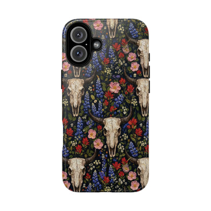 Floral Skull Tough Case