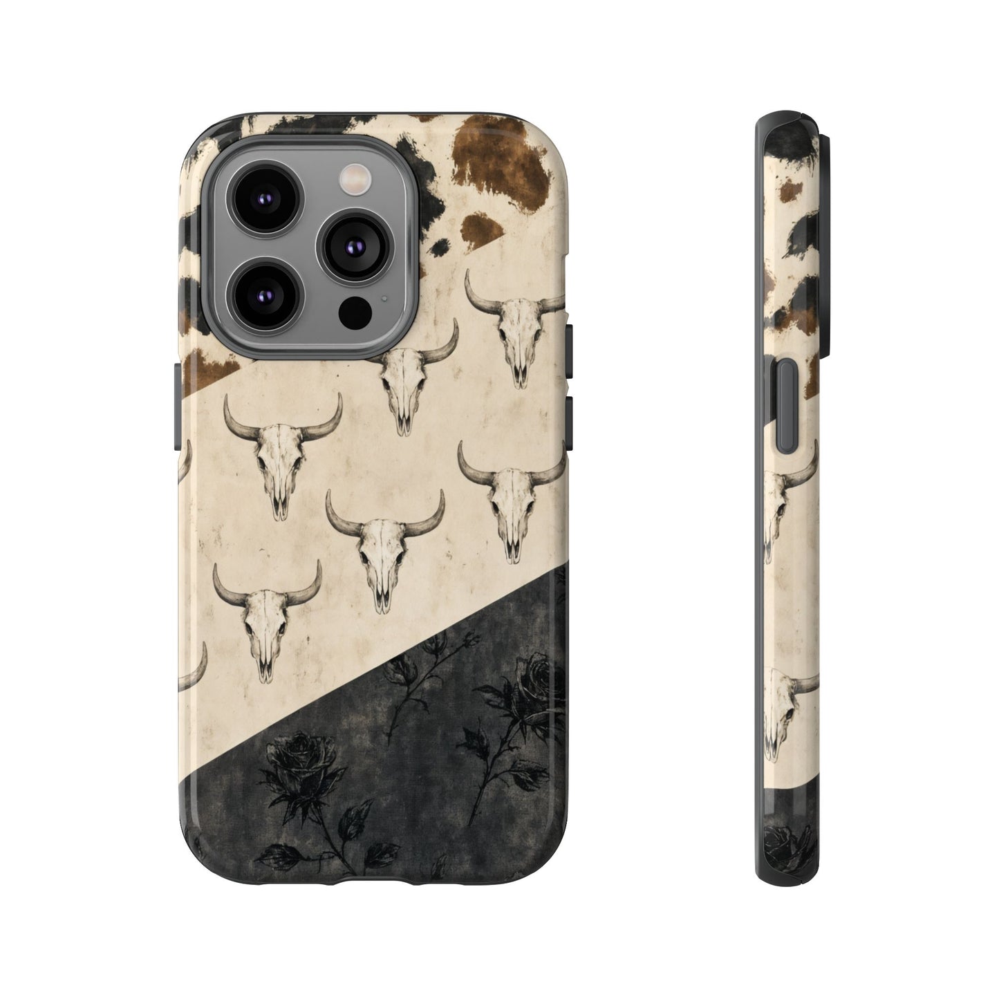 Bull Skull Rose Tough Case