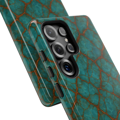Cracked Jade Tough Phone Case
