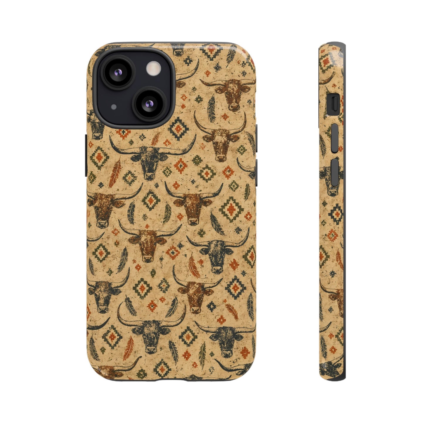Longhorn Aztec Tough Case