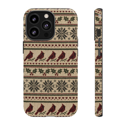 Fair Isle Cardinals Tough Case