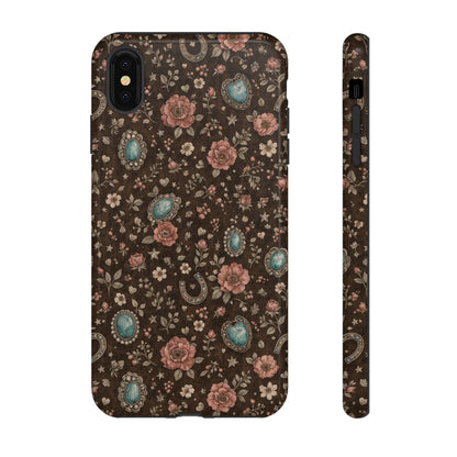 Turquoise Roses Tough Case
