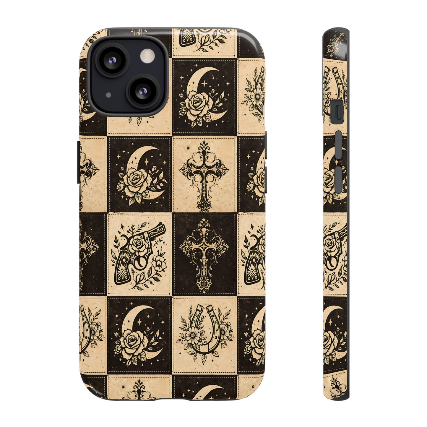 Western Patchwork Icons Tough Case