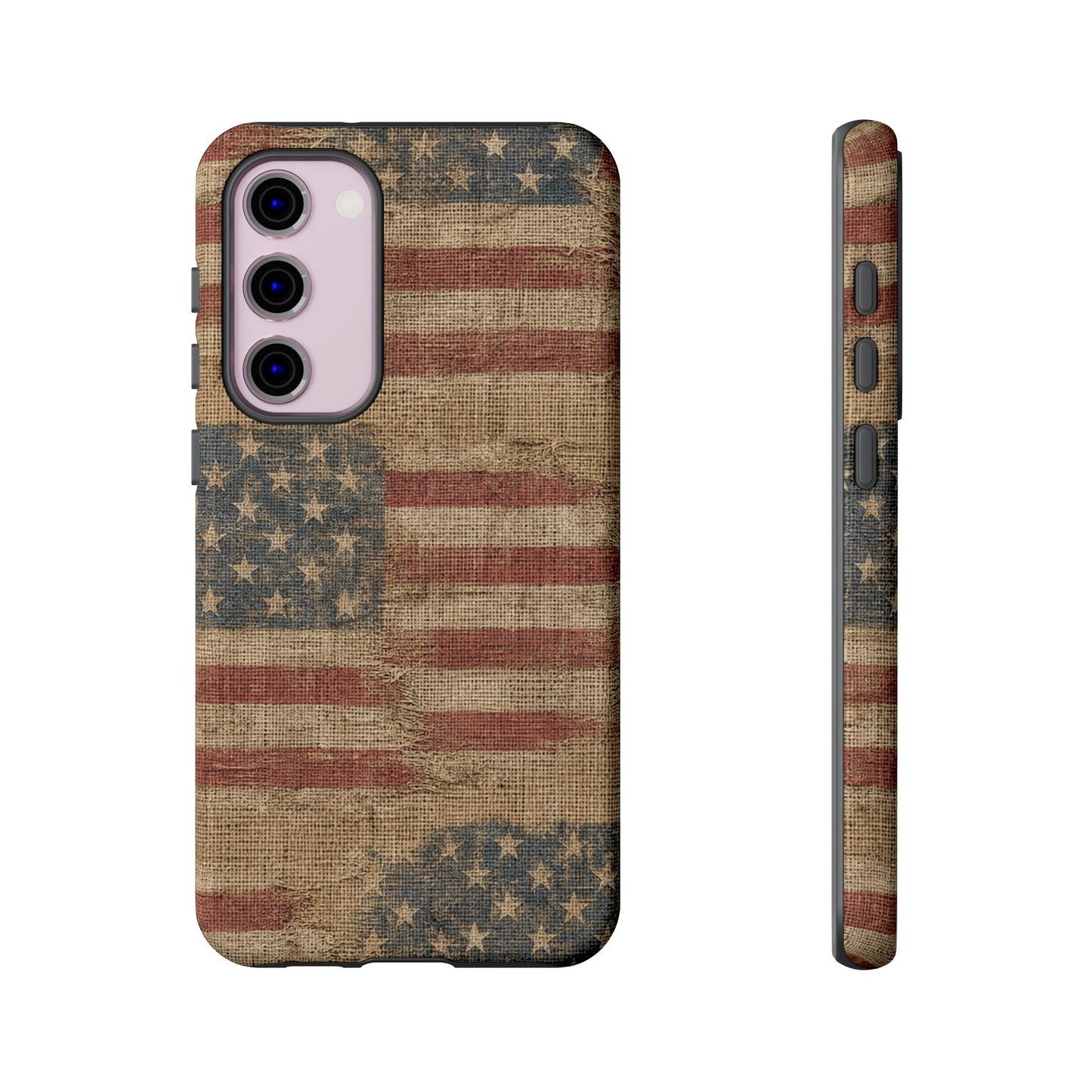 Burlap Flag Tough Case