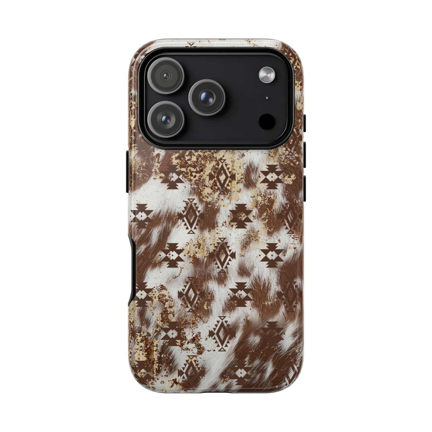 Aztec Cowhide Tough Phone Case