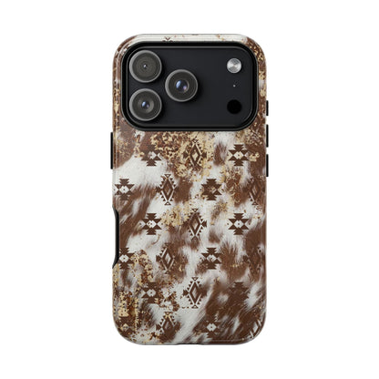 Aztec Cowhide Tough Phone Case