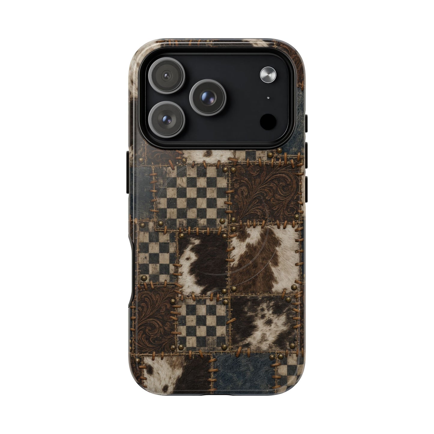 Tooled Patchwork Magnetic Case