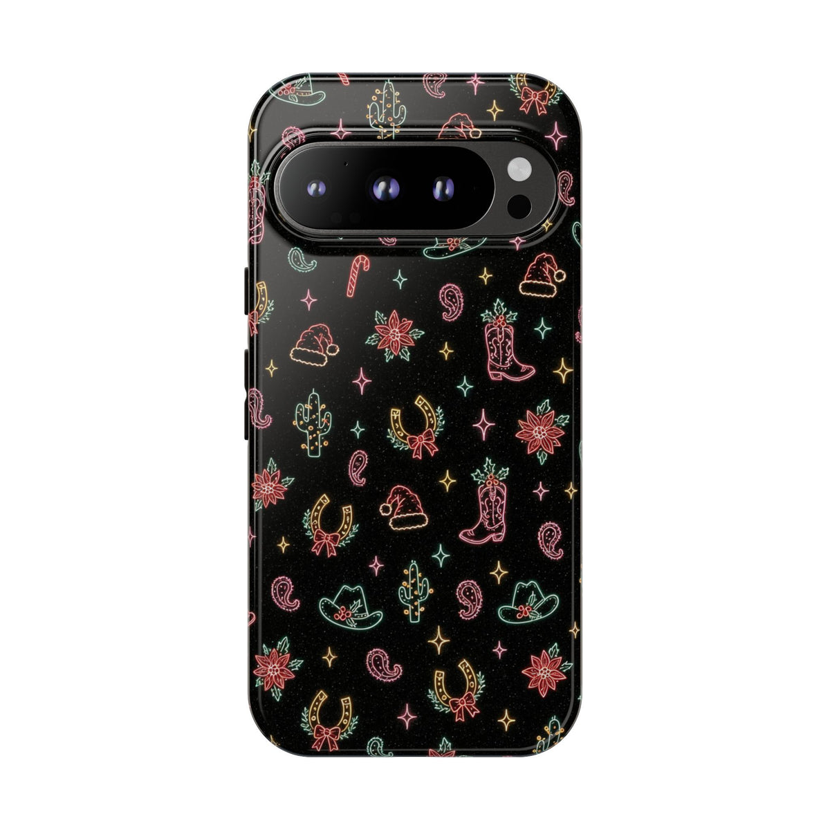 Neon Holiday Doodles Tough Case