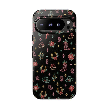 Neon Holiday Doodles Tough Case
