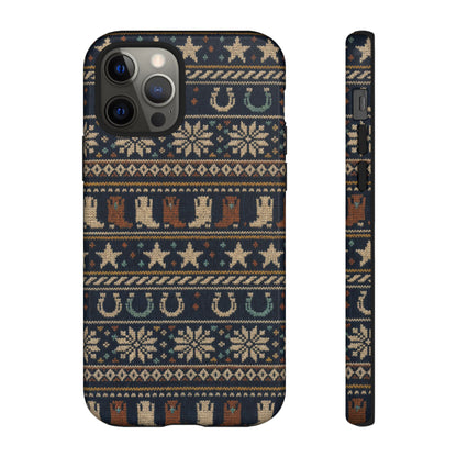 Fair Isle Boots Tough Case