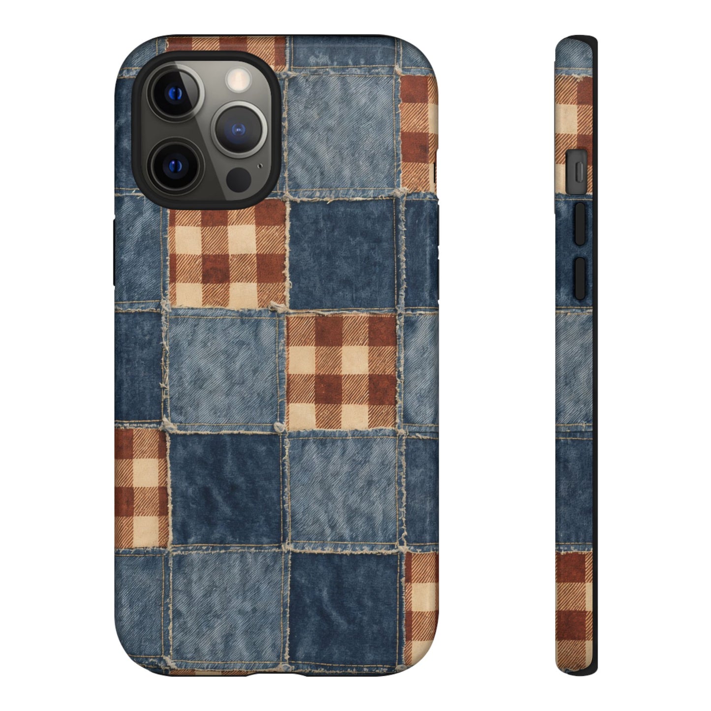 Denim Patchwork Tough Case