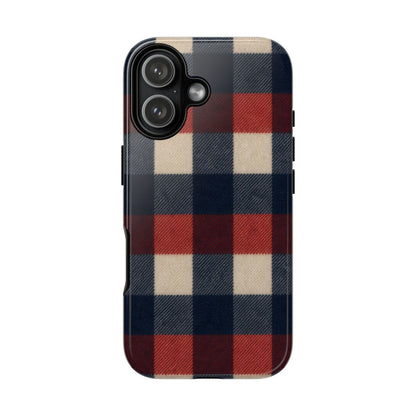 Patriotic Plaid Tough Case